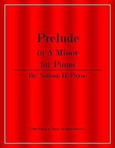 Prelude in A Minor for Piano piano sheet music cover